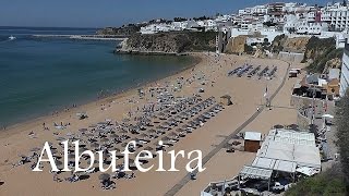 ALGARVE Albufeira town amp beach Portugal [upl. by Peery]