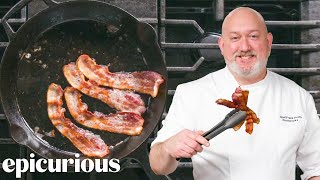 The Best Bacon Youll Ever Make And Every Method to Avoid  Epicurious 101 [upl. by Oiramel]