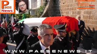 FUNERALI DEL BRIGADIERE EMANUELE REALI [upl. by Parcel]