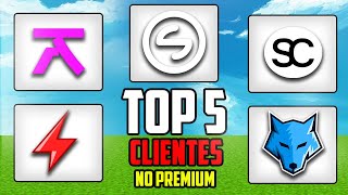 TOP 5 MEJORES CLIENTES NO PREMIUM para SUBIR FPS en MINECRAFT 2024 FPS BOOST 1000 FPS amp 0 LAG [upl. by Nivlam645]