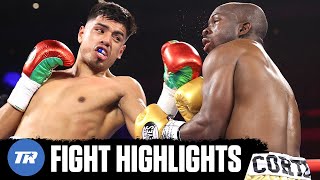 Karlos Balderas Does it Again Impressive KO of Julio Cortez  FIGHT HIGHLIGHTS [upl. by Vincenty]