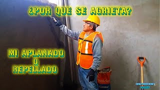 Sabe usted  ¿Por qué se le agrieta su aplanado o repellado  CONSTRUCCIONES IDEALES [upl. by Lener613]