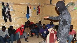 Libye  vague darrestations de migrants à Tripoli [upl. by Onibla877]