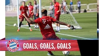 FC Bayern zielsicher im Trainingslager  Anlauf Schuss Tor [upl. by Lahey]