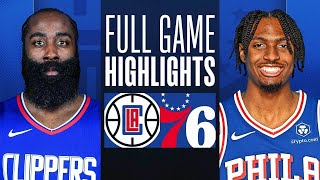 CLIPPERS at 76ERS  FULL GAME HIGHLIGHTS  March 27 2024 [upl. by Arannahs734]