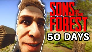 50 Days In Sons Of The Forest But Kevin Left Me and Joined The Cannibals [upl. by Yssim]