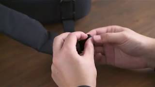 How to fold the backpack straps [upl. by Primalia]