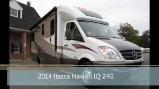 2014 ITASCA Navion IQ 24G Mercedes Benz Sprinter Diesel Motorhome RV For Sale [upl. by Vidovik]