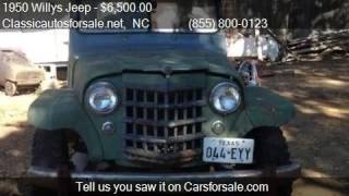 1950 Willys Jeep Station Wagon for sale in Nationwide NC 27 VNclassics [upl. by Atinwahs]