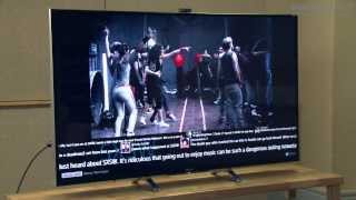 Sony Bravia KDL55W955B TV unboxing  flagship Sony 2014 TV [upl. by Jones]