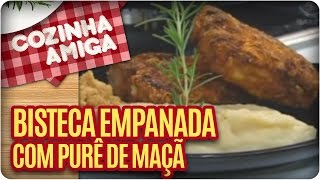 Receita Bisteca Empanada  Cozinha Amiga [upl. by Haret]