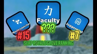 The ULTIMATE Slap Royale GLOVE RANKING [upl. by Gnex172]