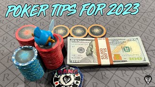 IMPROVING My Game for 2023 w Poker Coach TIPS amp LESSONS  Session 2 [upl. by Fredkin]