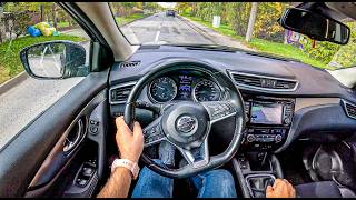 2018 Nissan Qashqai 12 DiGT 115 hp  POV Test Drive 2216 Joe Black [upl. by Rabkin]