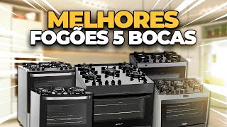 Os MELHORES FOGÕES 5 BOCAS Guia de compra Fogão 5 bocas MESA DE VIDRO Dako Electrolux e Atlas 🔥 [upl. by Ynaittirb]