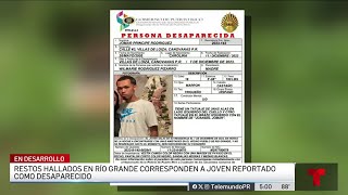 Osamenta hallada en Río Grande corresponde a joven desaparecido [upl. by Riane]