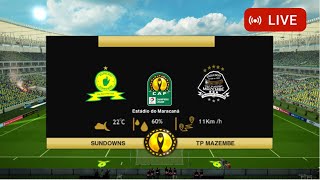 Sundowns vs Mazembe live African Champions League Match result simulation Gameplay PC pes 2013 [upl. by Aitnecserc]