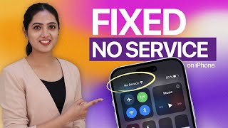 How to Fix No Service on iPhone 2024 Updated [upl. by Aryt]