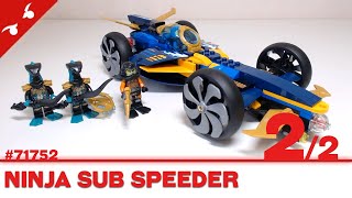 CONSTRUCTION LEGO Ninjago  Ninja Sub Speeder 22 FR [upl. by Valda]