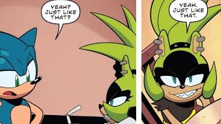 Sonic IDW Issue 67 Sonic and Surges Funny Interactions ⚡🔵⚡ [upl. by Couq]