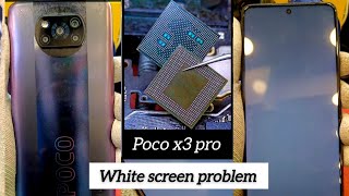 poco x3 pro  white screen problem  white screen solution  white display problem [upl. by Thamora]