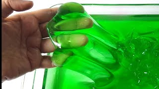 ASMR WATER SLIME RECIPE💦🎧👅 How to make ALOE VERA GEL Slime at home [upl. by Asserrac]