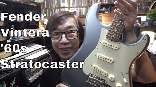 TONE CHECK Fender Vintera 60s Stratocaster Modified Guitar Demo  NO TALKING [upl. by Aleydis]