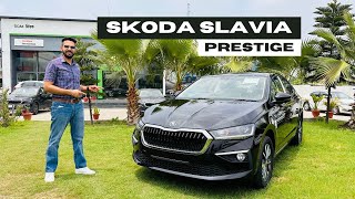 2024 Skoda Slavia Prestige Variant Walkaround  Car Quest [upl. by Alorac]