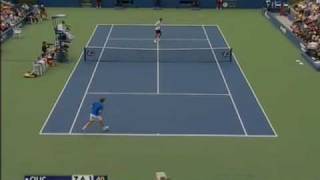 HL Marin Cilic vs Andy Murray 2009 US Open R4 [upl. by Kcin]