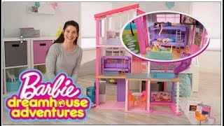 Barbie  Barbie® DreamHouse Step by Step Assembly [upl. by Ecnaled]