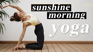 Yoga Morgenroutine für Anfänger  Kraft amp Energie für den Tag  klar und wach in 15 Minuten [upl. by Atenik]