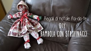 Regali di Natale faidate DIY Bambola di strofinacci pronta in 5 minuti [upl. by Eidda]