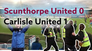 Scunthorpe United 0  1 Carlisle United [upl. by Orhtej]