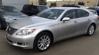 Lexus Certified Pre Owned Silver 2011 LS 460 AWD Technology Review  Stony Plain Spruce Grove AB [upl. by Ajup572]