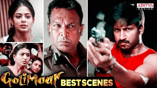 quotGolimaarquot Movie Best Scenes  Hindi Dubbed Movie  Gopichand Priyamani  Aditya Movies [upl. by Hairahs]