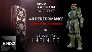 AMD Radeon RX 6900 XT Halo Infinite Performance Worthy of a True Spartan [upl. by Enrobso]