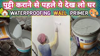 Asianpaints Smartcare Damp Proof  Waterproof Wall Primer kaise kare paintkaro [upl. by Erine]