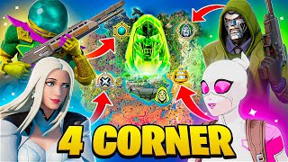 The 4 CORNER DOOM EVENT Challenge in Fortnite [upl. by Yesnikcm491]