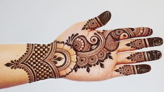 Easy Stylish Fronthand Mehndi designs Simple Mehandi design Mehandi ka designNavratri Mehndidesign [upl. by Raimundo]