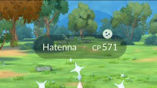 Shiny Hatenna  Unreleased Shiny ✨ Pokémon Hatenna  Pokémon Go [upl. by Lesly]