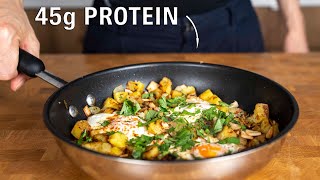 This Healthy Breakfast has 45g of Protein Potato hash [upl. by Meadow894]