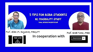 Feasibility Study Oral DefensePresentation Tips For BSBA Students [upl. by Idona54]