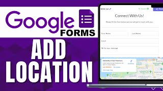 HOW TO ADD LOCATION IN GOOGLE FORM [upl. by Orva]