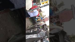 Omg 😱😱 dengerest accident video shorts [upl. by Lucas]