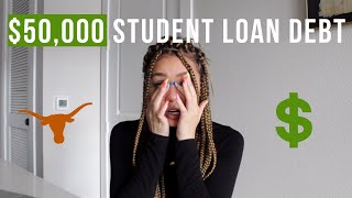 Im 50000 in Student Loan Debt  Are Student Loans Worth It [upl. by Assirk]