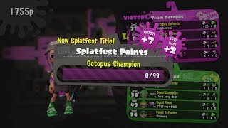 Splatoon 2  Global Splatfest 1st Anniversary July 21th  Reaching Octopus Champion [upl. by Ttenaj]