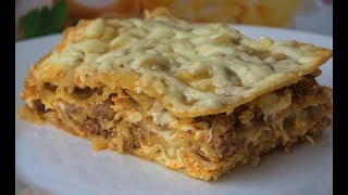 Chicken Joghurt Lasagne Jogurt Lazanje Sa Piletinom  Sašina kuhinja [upl. by Sikes]