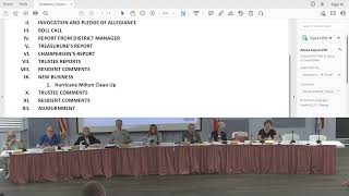 101424 Emergency Trustee Meeting  Holiday Park Park and Recreation District [upl. by Carline]