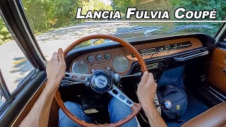 1972 Lancia Fulvia  Exhaust Like a Swarm of Angry Bees POV Binaural Audio [upl. by Htaras]