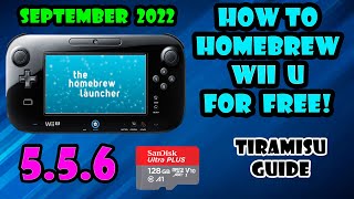 How to Homebrew Wii U 556 Tiramisu guide Working MAY 2023 [upl. by Dnomder]